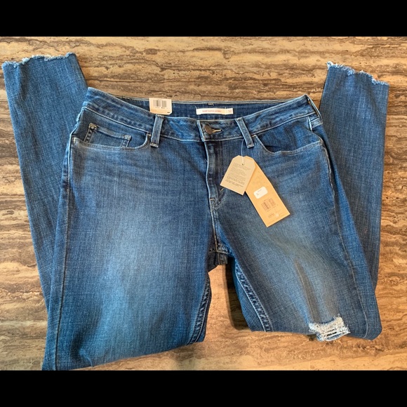 LEVI”’S 535 SUPER SKINNY MID RISE 14 SHORT 32/28 - Picture 6 of 10